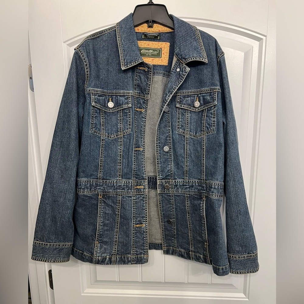 Eddie Bauer Jean Jacket, Ladies Large